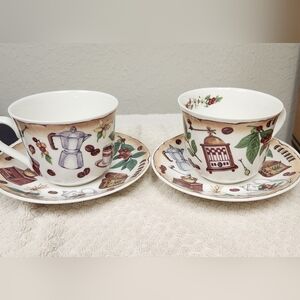 Roy Kirkham Coffee time breakfast mugs